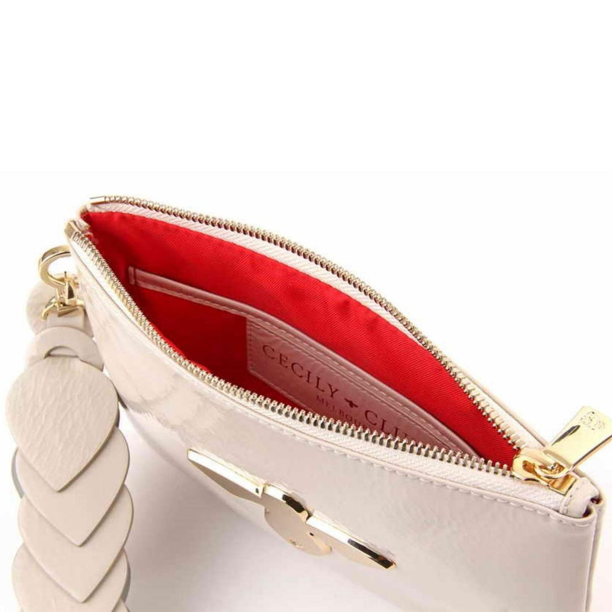 Bee Clutch - Ivory – Cecily Clune